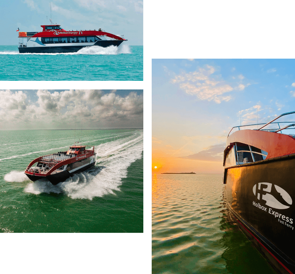 Holbox Express Ferry en la ruta Chiquilá a Holbox